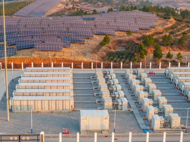 istock Energy storage power station in the morning 2042546832
