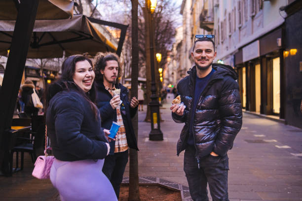 istock Spending some time with friends in the city 2042555458