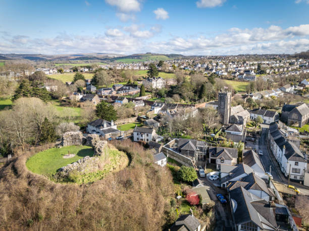 istock Plympton Castle Ruins and wider town 2042574637
