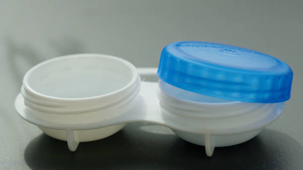 istock Macro view of a container with contact lenses 2042662716