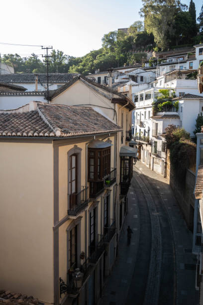 istock Classic view of the Granada streets from the balcony window 2042670200