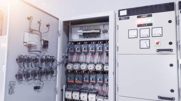 istock The Electrical Panel of power control main distribution in the induatrial power plant. 2042689453