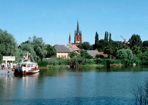 Fisherman's Island of Werder an der Havel with Church of the Holy Spirit - Germany