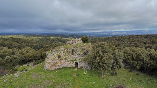 nuraghe Loelle nuragic archaeological site located in the municipality of Buddusò in central Sardinia