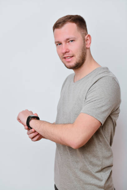 istock Male Using Smartwatch To Efficiently Manage His Time 2042765338