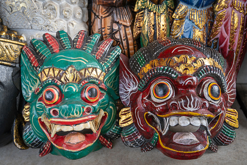 Balinese mask,Bali, Indonesia