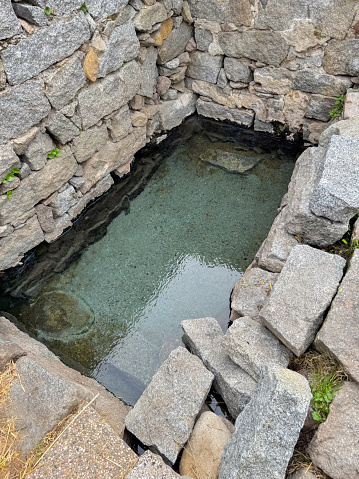 ancient Roman baths of San Saturnino and Terme Aurora in Benetutti in central Sardinia
