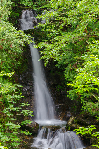 Rokudan waterfall in Atera Valley.
Okuwa Village, Kiso District, Nagano Prefecture.