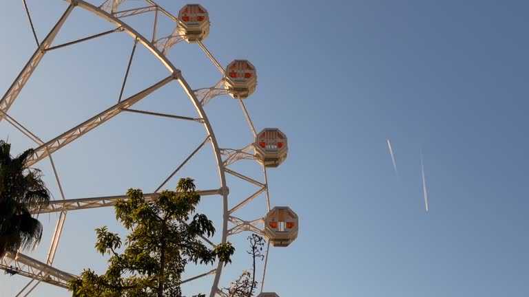 Ferris wheel in town square