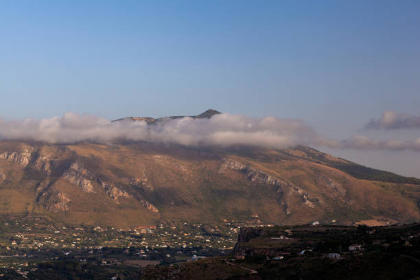 Rugged mountainous landscape near Scopello, Trapani, Sicily, Italy