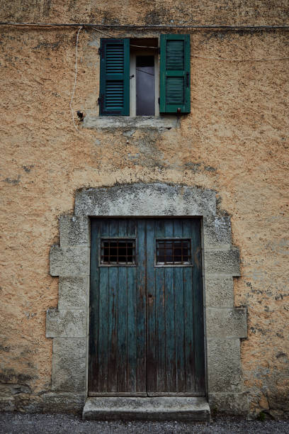 Free Stock Photo of Old Building With Blue Door and Window | Download ...