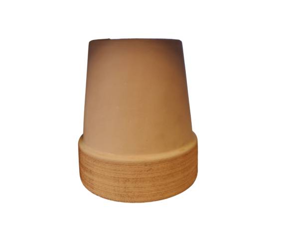 istock Terra cotta pot on white background 2042910760