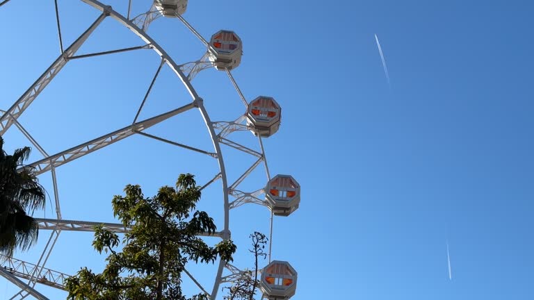 Ferris wheel in town square