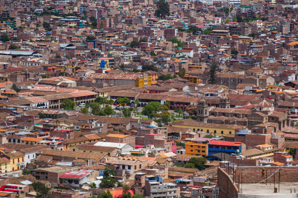 istock Huamanga Main Square viewed from Acuchimay Viewpoint - Ayacucho, Peru 2042953873