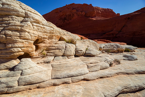 Stone Rock Formation in Moapa Valley, USA