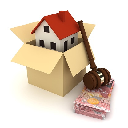 New Zealand money finance buying house auction law gavel