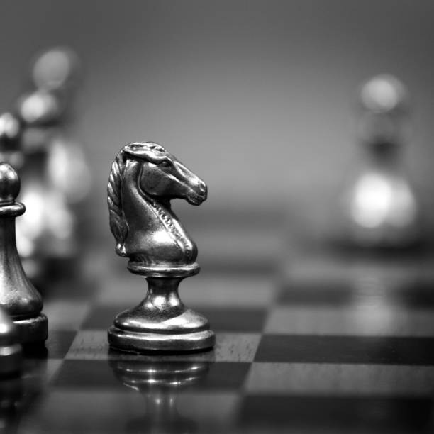 istock Chess Board Game with Pieces Ready to Play Competition and Strategy 2043180164
