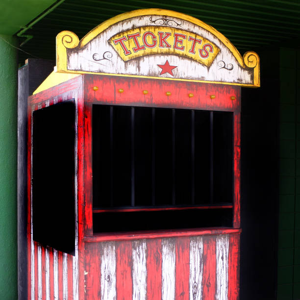 istock Old Ticket Booth at Carnival or Circus for Fun 2043180171