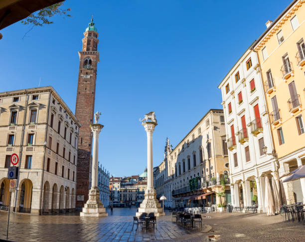 istock Vicenza - Piazza dei Signori at dusk. 2043255563