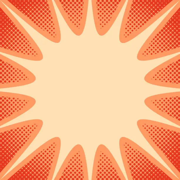 Vector illustration of Explosion Burst Background