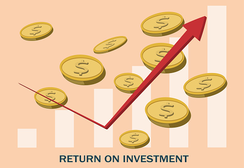 ROI Return On Investment concept