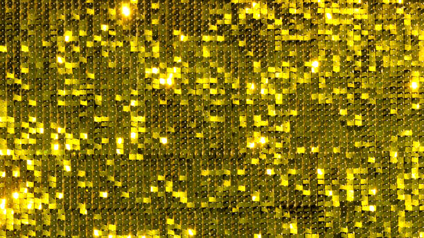 istock Gold abstract texture background, Golden beautiful elements, Abstract golden disco background, reflections and glare, Music, party and dance concept. 2043313495
