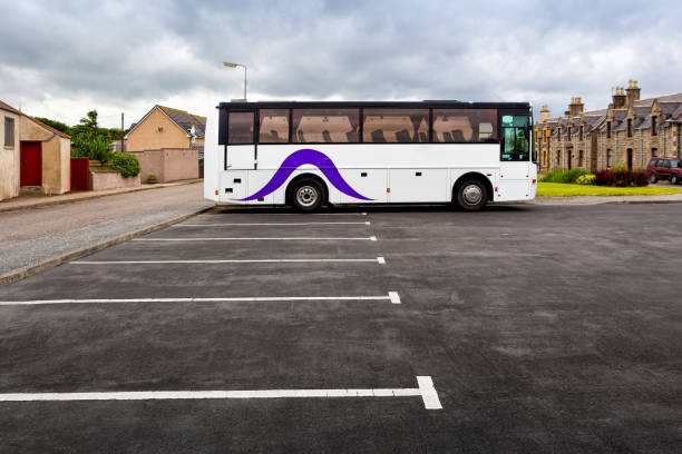 istock Tourist coach on parking 2043369636