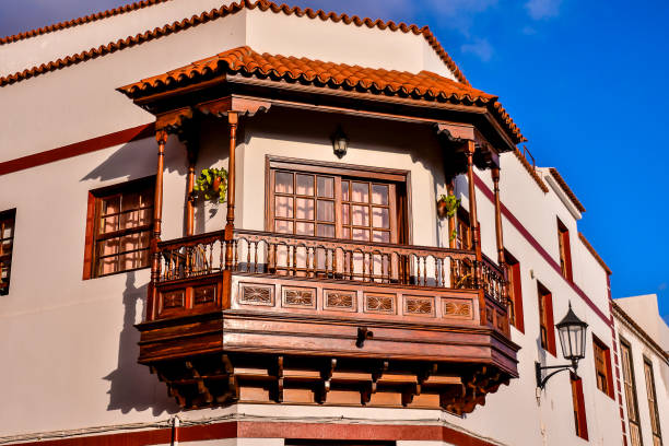istock Canarian Wooden Balcony 2043551281