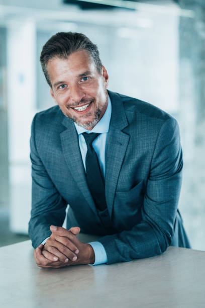 istock Portrait of Confident businessman 2043580472