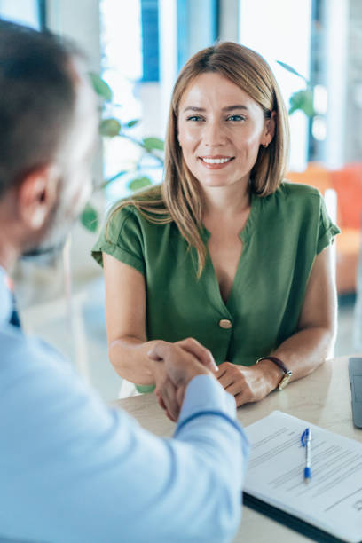 istock Handshake for the new agreement 2043580474