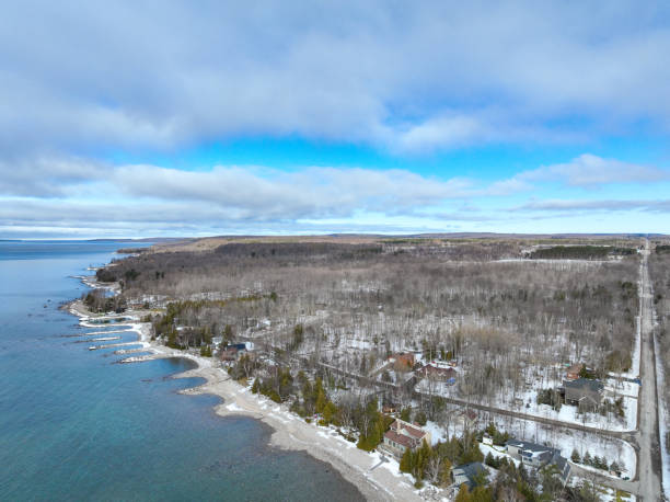 istock Georgian bay in winter close to Tiny, Ontario, Canada 2043588256