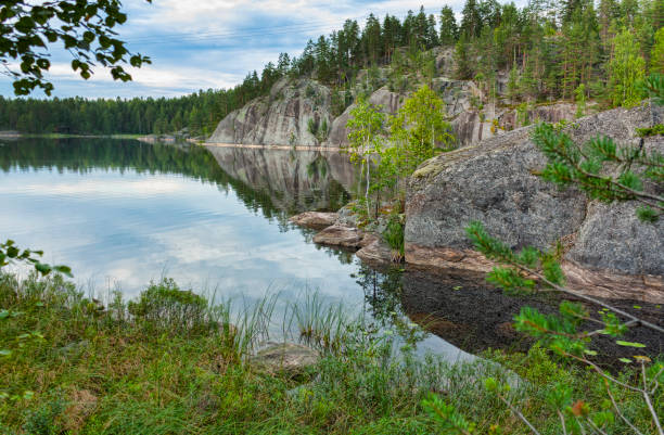 istock Lake among the rocks 2043613205