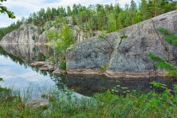 istock Lake among the rocks 2043615316