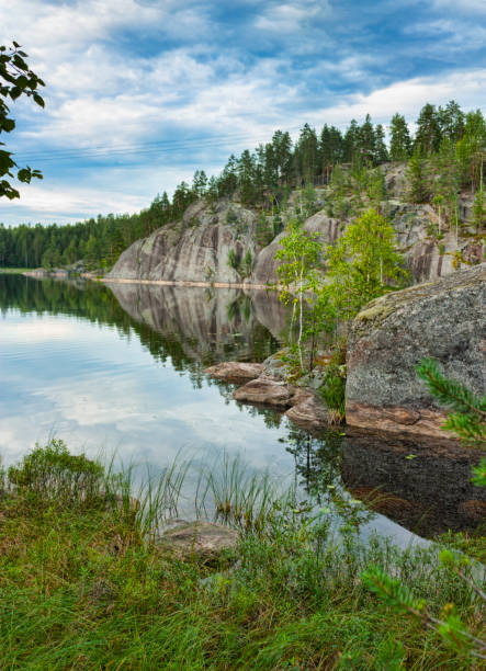istock Lake among the rocks 2043618457