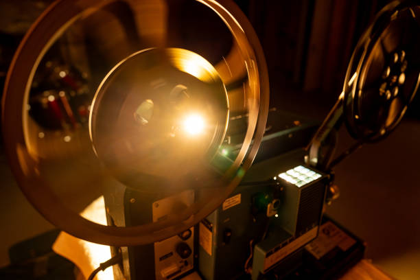 istock Old film cinema projector Reel 2043649238