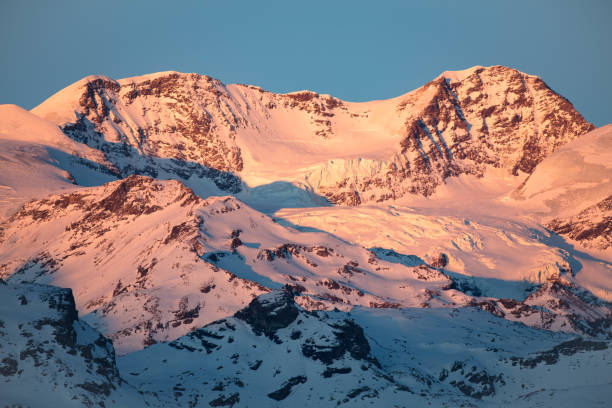 istock Winter sunset in the mountains. 2043772343