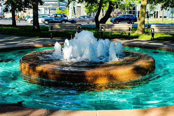 istock Circle of Turquoise Water 2043773414