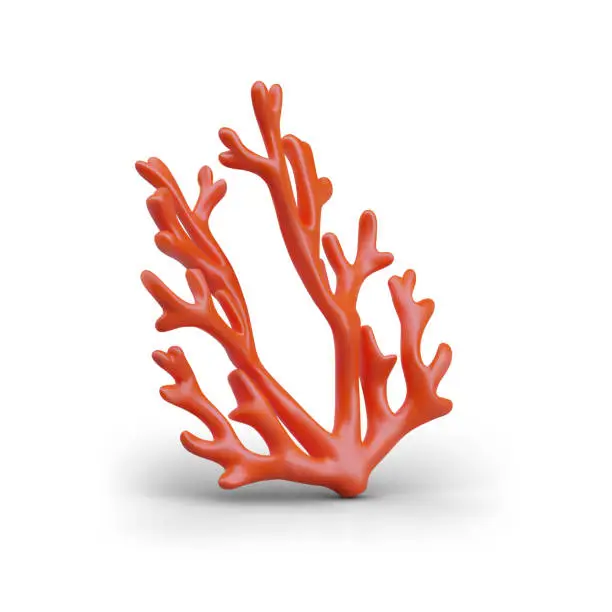 Vector illustration of Beautiful underwater sea plant, elements for aquarium