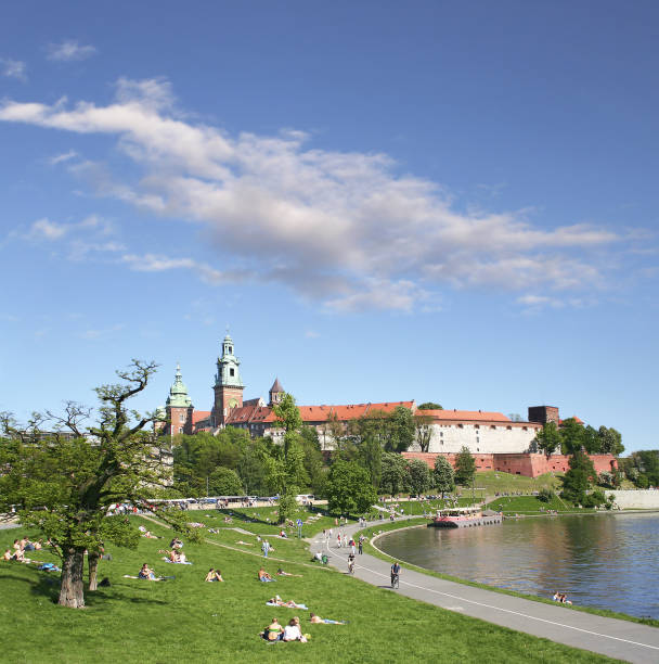 wawel castle, krakow, poland - cieszyn zdjęcia i obrazy z banku zdjęć