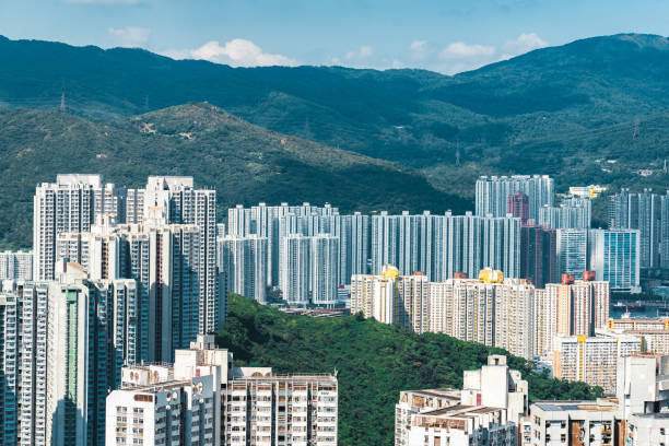istock View of mountain in Tsing Yi, Hong Kong 2043942001