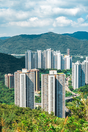 View of mountain in Tsing Yi, Hong Kong