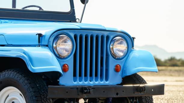 Grille of a truck