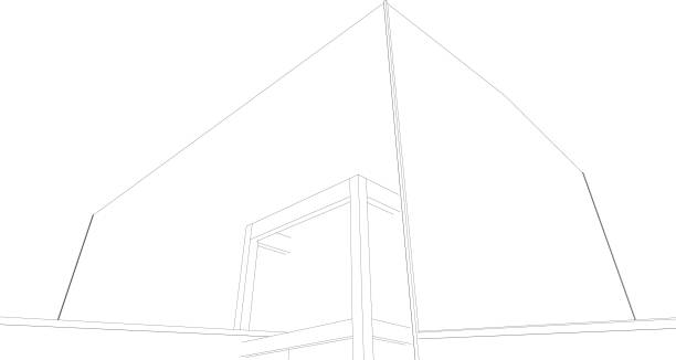 3D illustration of industrial project