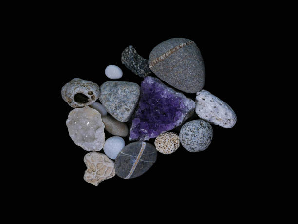 Amethyst over Black BackgroundAmethyst over Black Background