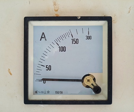 Ampere meter panel