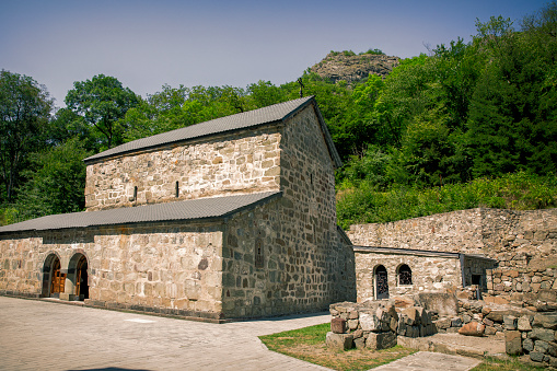 Mtsvane Monastery, called also Green Monastery is a  medieval church in Georgia, located in the country's south-central Borjomi valley