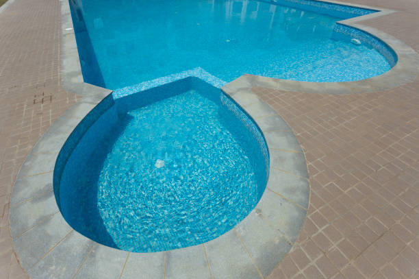 istock Blue pool at the hotel 2044359853