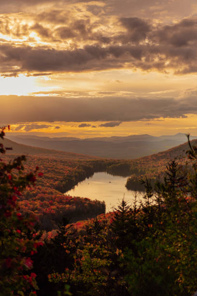 istock Vermont Foliage Autumn Sunset Mountain Landscape 2044388281