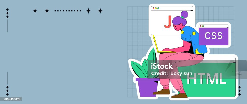 Programming Character Design Programming Teaching Development Flat Character Vector Concept ...