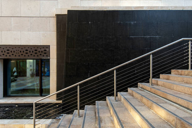 Msheireb, Qatar - February 23, 2024: Building Architecture of Musheireb Downtown Doha